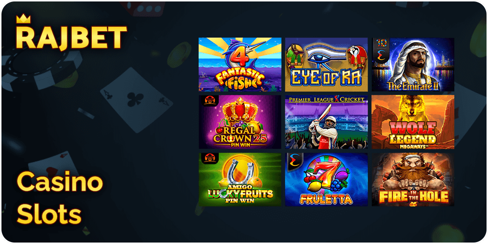 Rajbet Casino Slots Games