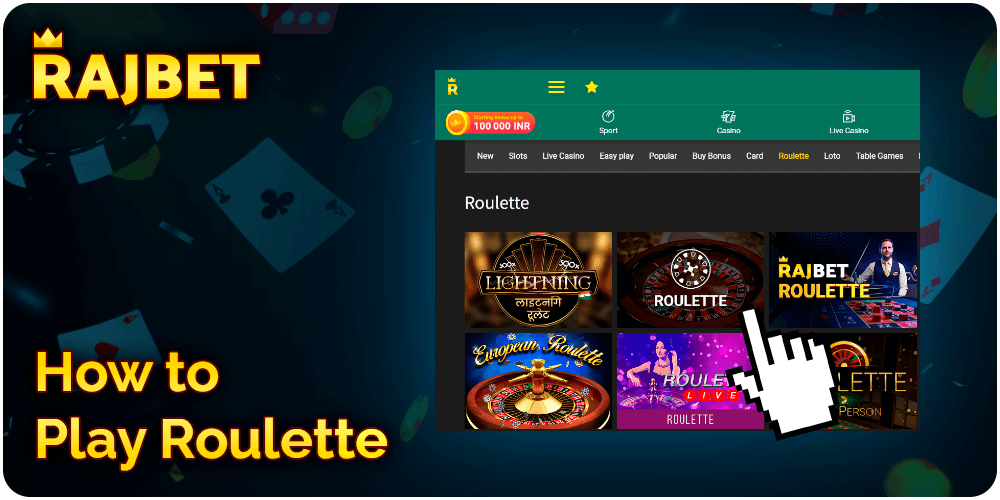 How to Start Playing Roulette at Rajbet India