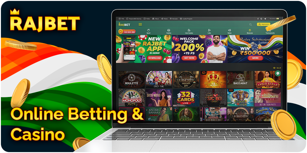 Rajbet Online Casino and Betting Online