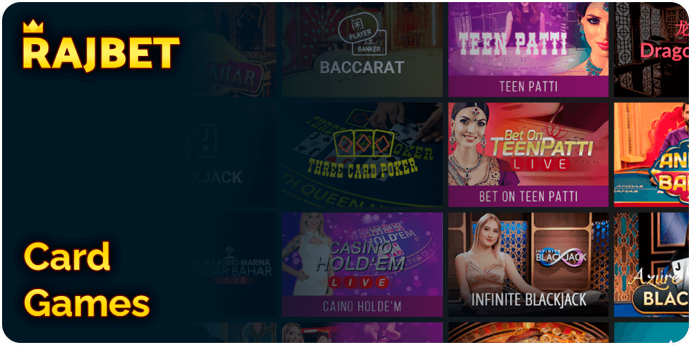 Rajbet Casino Card Games