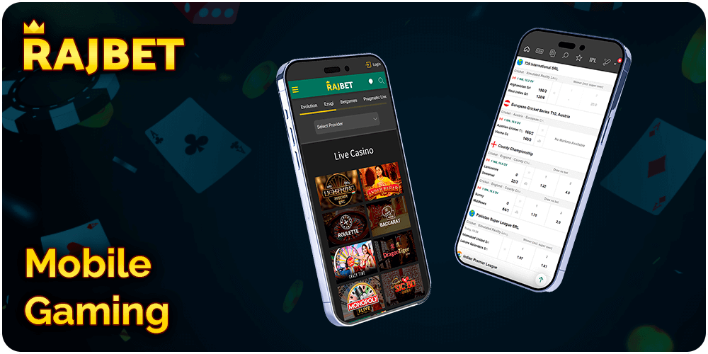 You Can Play Rajbet on your Mobile Phone with Android and iOS Apps