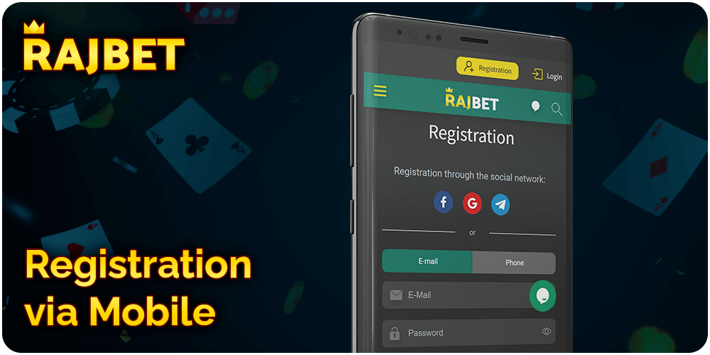 Rajbet Registration Via Mobile